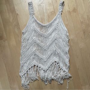 Crochet boho tank